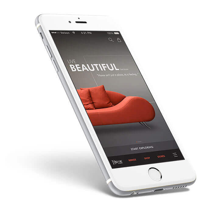 ddecor mobile app for<span class='cm-line-break'>consumers</span>